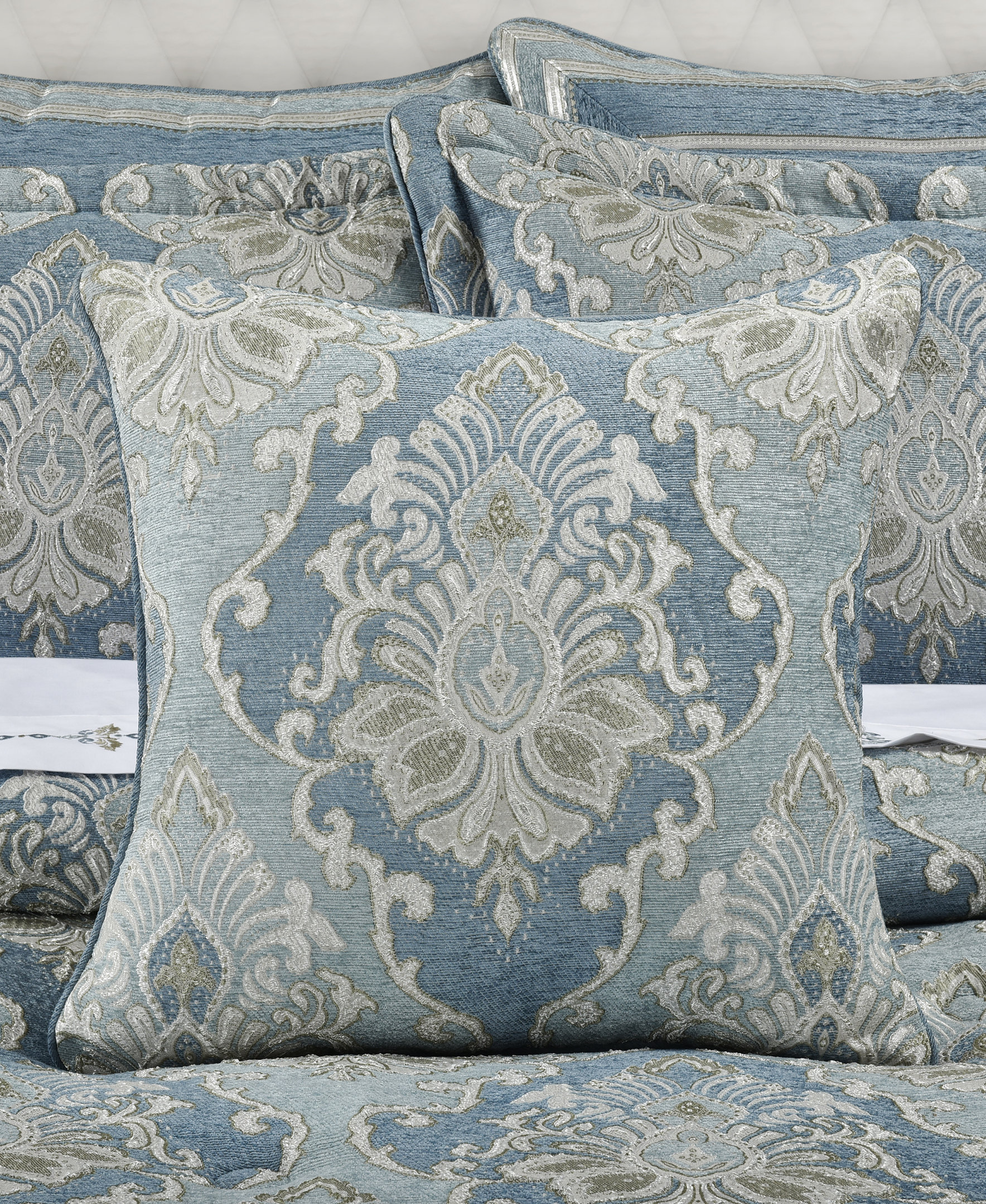 Five Queens Court Cesar 20" Square Decorative Throw Pillow | Wayfair